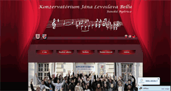 Desktop Screenshot of konzervatoriumbb.sk